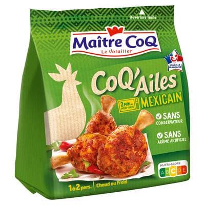 Maître Coq Manchons de Poulet Mexicain, 250g
