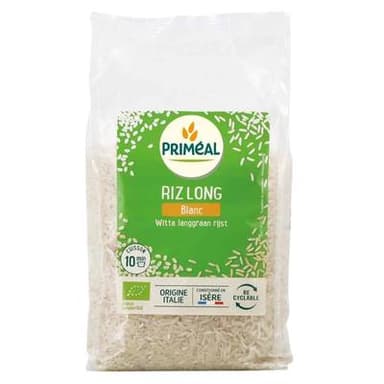 Priméal Riz Long Blanc, bio, 1kg