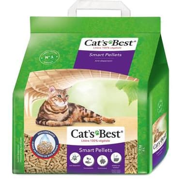 Cats Best Litière végétale Agglomérante Smart Pellet pour chat 3kg, 6L