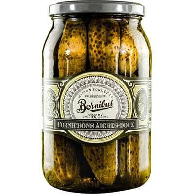 Bornibus Cornichons aigre doux, 860g