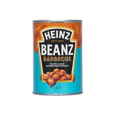 Heinz Haricots sauce barbecue - Baked Beans BBQ en conserve, 390g