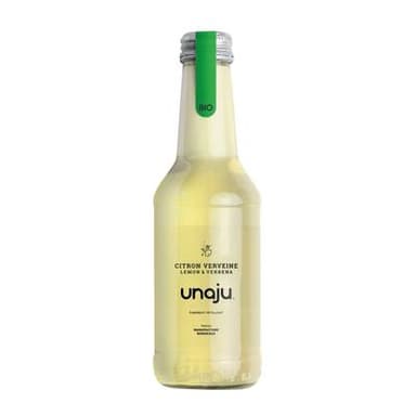 Unaju Boisson gazéifiée citron verveine bio, 25cl