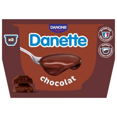 Danette Crème Dessert Chocolat, 8x125g