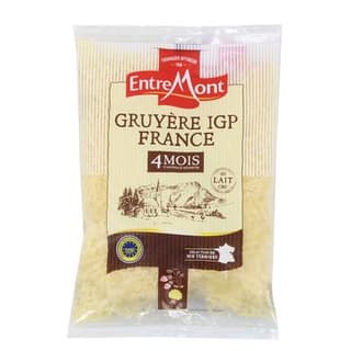 Entremont Gruyère rapé  au lait cru IGP, 150g