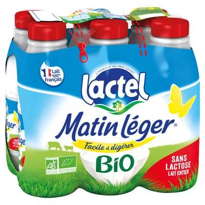 Matin Léger de Lactel - Lait Bio entier
