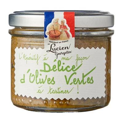 Lucien Georgelin Délice d'Olives Vertes à tartiner, 100g