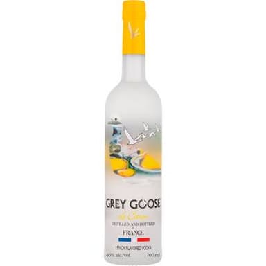 Grey Goose Vodka premium aromatisée citron 40°, 70cl