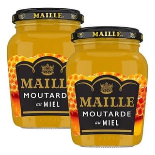 Maille Moutarde au miel en bocal, Lot de 2x230g