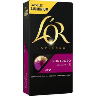 L'or Espresso Café Sontuoso, 10 capsules