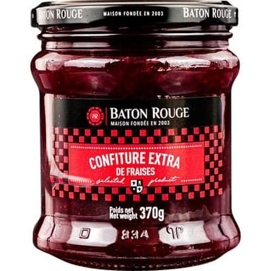 Baton rouge Confiture Extra de Fraise, 370g