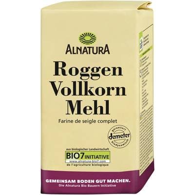 Alnatura Farine de seigle complet bio, 1Kg
