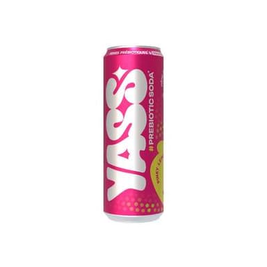 Yass Soda probiotic saveur fraise citron, 33cl