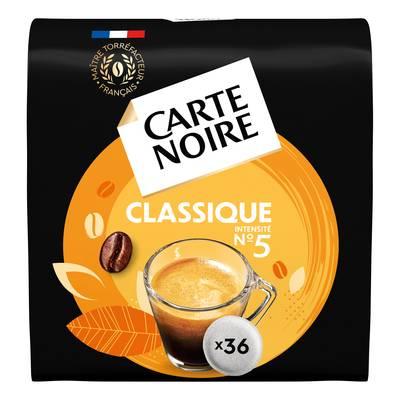 Carte Noire - Dosettes de café Classique n°5 compatibles Senseo