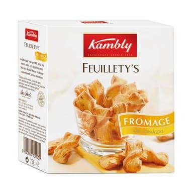 Kambly Biscuits feuilletés au fromage, 75g