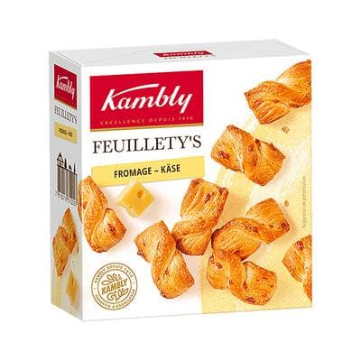 Kambly Biscuits feuilletés au fromage, 75g