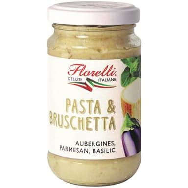 Florelli Sauce Aubergines Parmesan Basilic - Pasta & Bruscetta, 190g