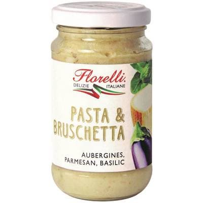 Florelli Sauce Aubergines Parmesan Basilic - Pasta & Bruscetta, 190g