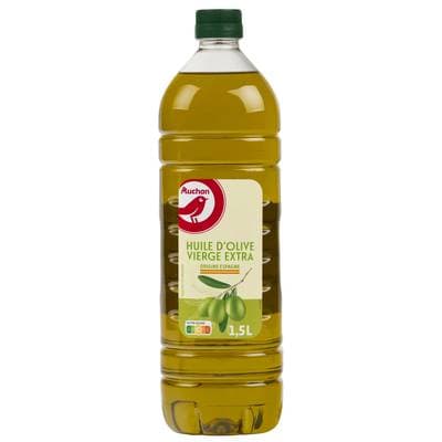 Auchan Huile d'Olive Vierge Extra, 1,5L