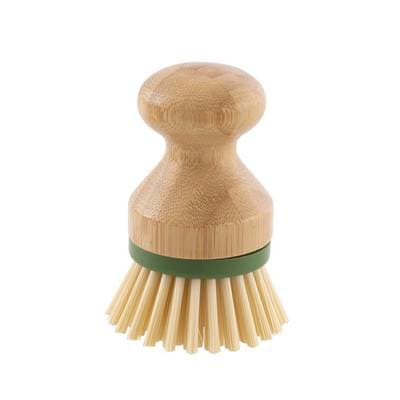 Point virgule Brosse vaisselle bambou avec tête amovible
