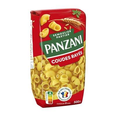 Panzani Pâtes Coudes rayés, 500g