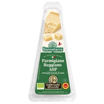 Bonneterre Parmigiano Reggiano pointe AOP bio, 150g