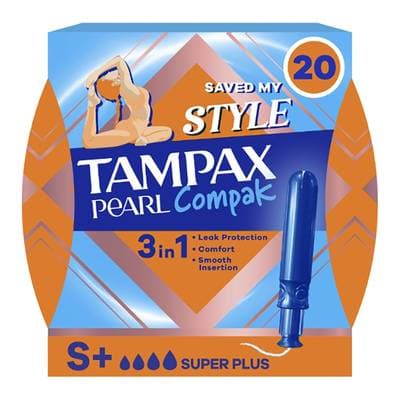 Tampax Tampons avec Applicateur 3en1 Super Plus, 16 tampons