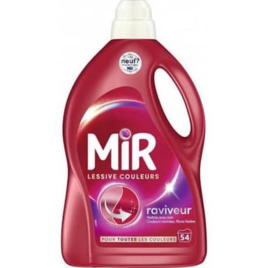 Mir Lessive liquide couleur 54 lavages, 2,7L