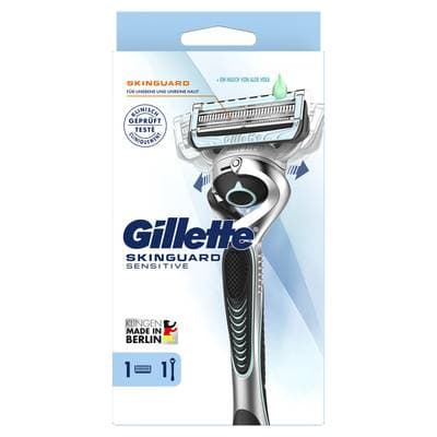 Gillette Rasoir Skinguard Peau Sensible, 1 rasoir  et une lame