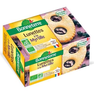 Bonneterre Lunettes à la Myrtille bio, 200g