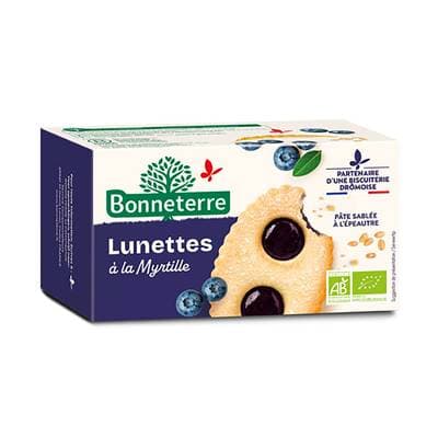 Bonneterre Lunettes à la Myrtille bio, 200g