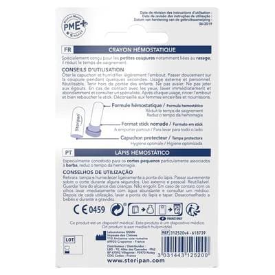 3031443125507 - Steripan - Crayon Hémostatique Pour Les Coupures