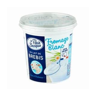 Le Petit Basque Fromage blanc au lait de brebis 3,5%mg, 400g