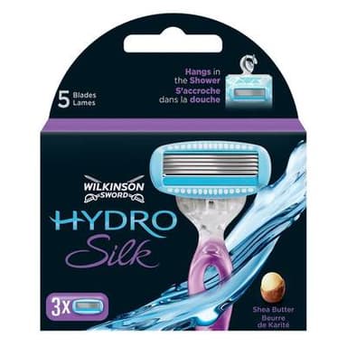 Wilkinson Lames de rasoir Hydro Silk Spécial Courbes, 3 lames