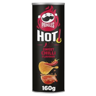 Pringles Chips Tuiles HOT Sweet Chilli, 160g