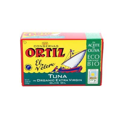 Ortiz Thon albacore à huile d'olive bio, 112g