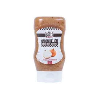 Classic Foods of America Sauce aux oignons en flacon souple Squeeze Top Down, 330g