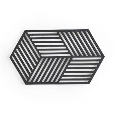 Zone Denmark Dessous-de-plat Hexagon Noir, 1 pièce