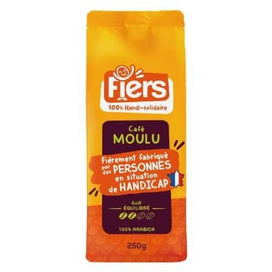 Fiers Café Moulu 100% Arabica, 250g