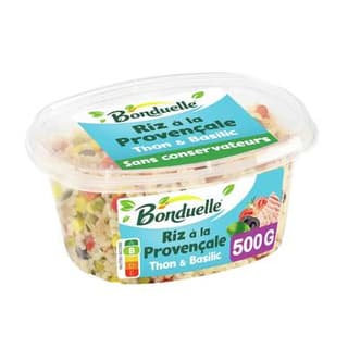 Bonduelle Riz à la provençale au thon et basilic, 500g
