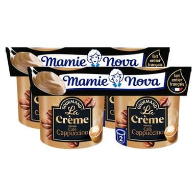 Mamie Nova Gourmand café cappuccino, Lot de 2 - 2x150g