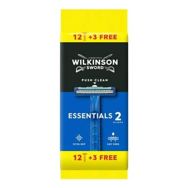 Wilkinson Rasoir Jetables Extra 2 Précision, 15 rasoirs jetables