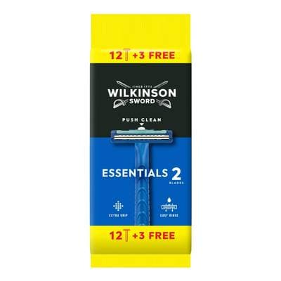 Wilkinson Rasoir Jetables Extra 2 Précision, 15 rasoirs jetables