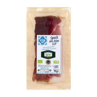 ViaBio Jambon Speck Bio IGP Alto Adige, 70g
