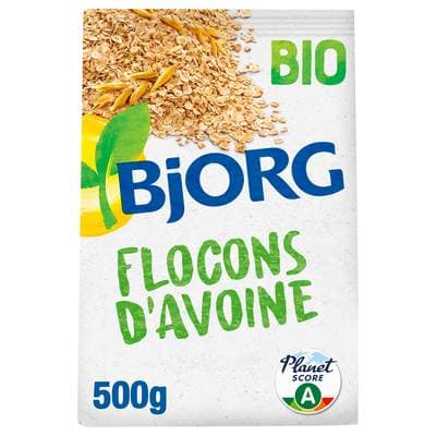 Bjorg Flocons d'Avoine complète bio, 500g
