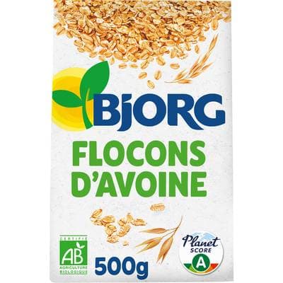 Bjorg Flocons d'Avoine complète bio, 500g