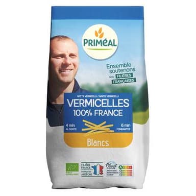 Priméal Vermicelles blanches bio, 500g