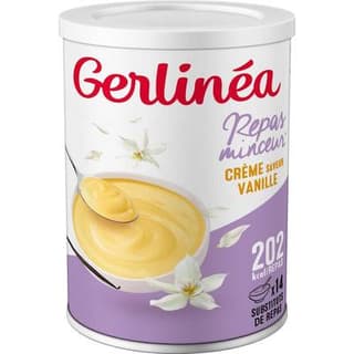 Gerlinéa Repas Minceur Préparation en poudre pour crème saveur vanille, 420g
