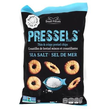 Dream Pretzels Croustilles de bretzel au sel de mer, 200g