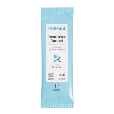 Pimpant Dentifrice menthe poudre, 1 recharge
