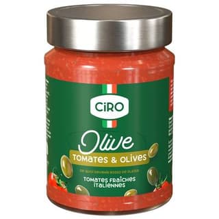 Ciro Sauce Tomate et Olive en bocal, 285g